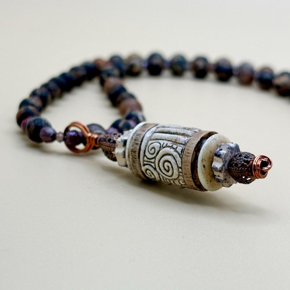 Tibetan Agate Unique Necklace
